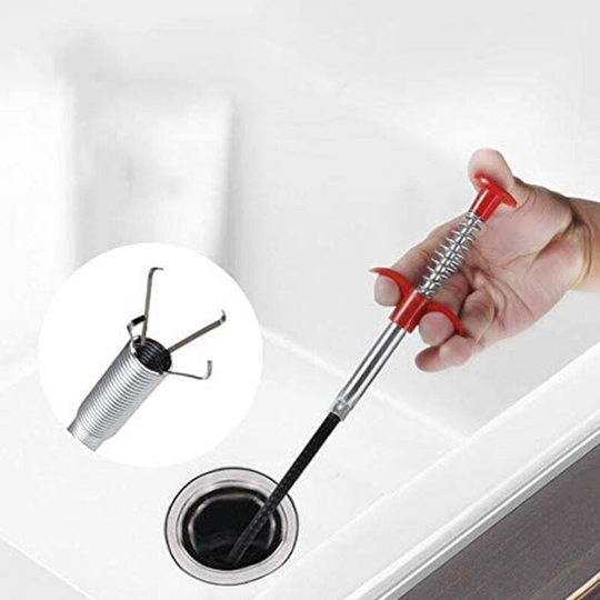 Sunflowergb - 35.4 Inch Flexible Claw Pickup Tool with 4 Foldable Claws Helper Tool for Picking Up Trash, Home and Kitchen Sink, Drains, Toilet