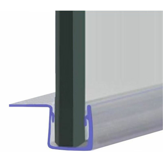Shower Seal for Screens, Doors or Panels | Fits 8, 9 or 10mm Glass | For When There Is No Gap | SEAL108 (140cm) - Clear