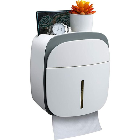 Adhesive Wall Mounted Waterproof Tissue Box ,Bathroom Waterproof Tissue Box,Toilet Paper Holder , Bathroom Smartphone Holder Shelf,Tissue Holder for