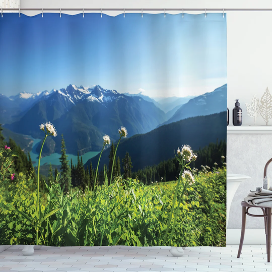 Bilge 13 Piece Polyester Shower Curtain Set