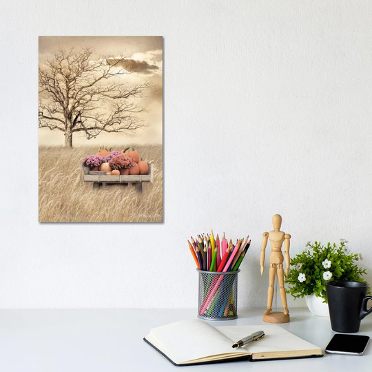 Fall Wagon by Lori Deiter - Print