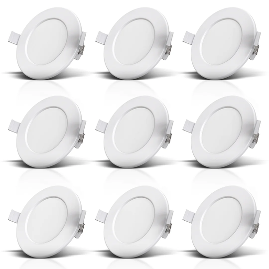 Symple Stuff 9X LED Recessed Bathroom Spotlights Ultra Flat Lamp Ceiling Spot IP44 115Mm