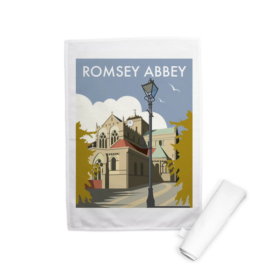 Romsey Abbey Tea Towel