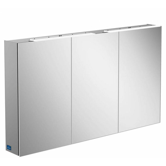 Villeroy & Boch My View One 3 Door LED Mirror Cabinet - 1307mm x 746mm - A441G300