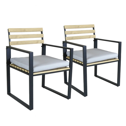 Crossin Patio Dining Armchair with Cushion