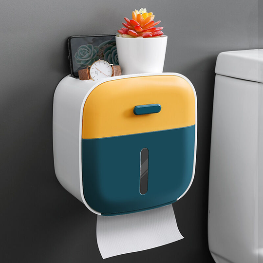 Creative toilet paper holder (blue)