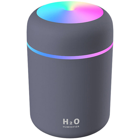 Usb colorful cup humidifier, car humidifier 300mL, gray - gray