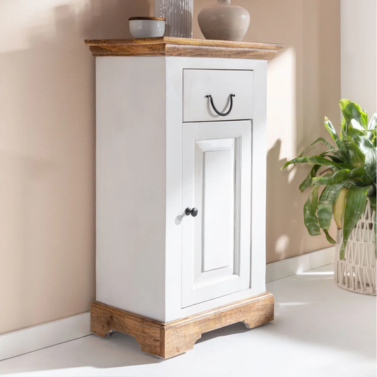Fulgham 47Cm W x 80Cm H x 32Cm D Solid Wood Free-Standing Bathroom Cabinet