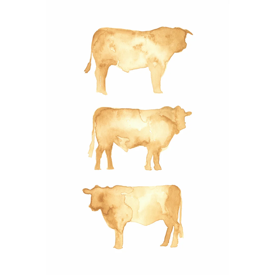 Hereford Trio II by Jacob Green - Wrapped Canvas Painting