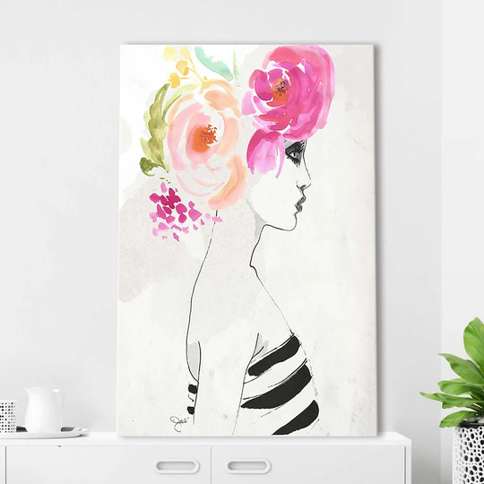 Juliana by by Jodi - Wrapped Canvas Painting Print