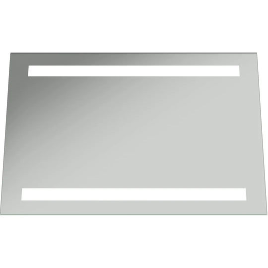 Modern Bathroom Mirror LED Illuminated Battery Powered IP44 500 X 700Mm