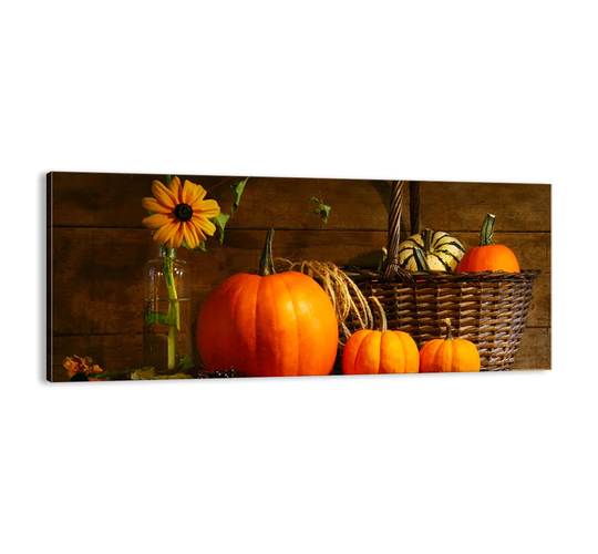 'A Radical Composition - Autumn Gifts' - Unframed Photograph Print on Canvas