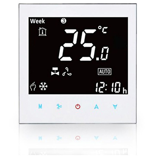 Thermostat BAC-2000ELZB Central Air Conditioning TUYA ZIGBEE Intelligent Constant Temperature LCD Screen 5-95 (¡æ) Wireless Controller Fan Coil Unit