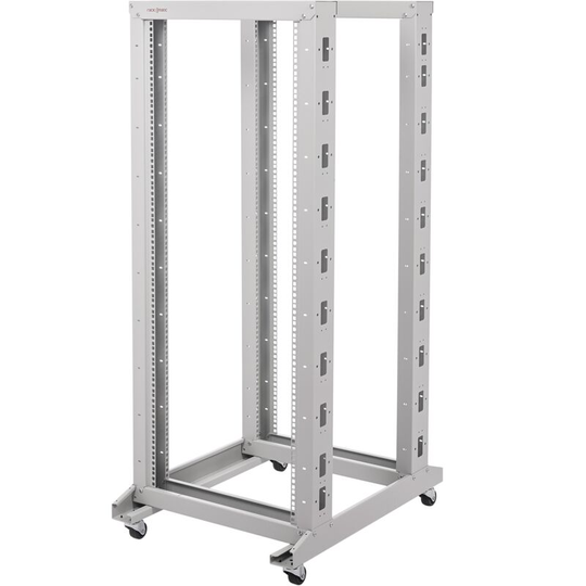 Rackmatic - Rack cabinet 19'' open 29U 600x1000x1400mm white Open2 MobiRack by