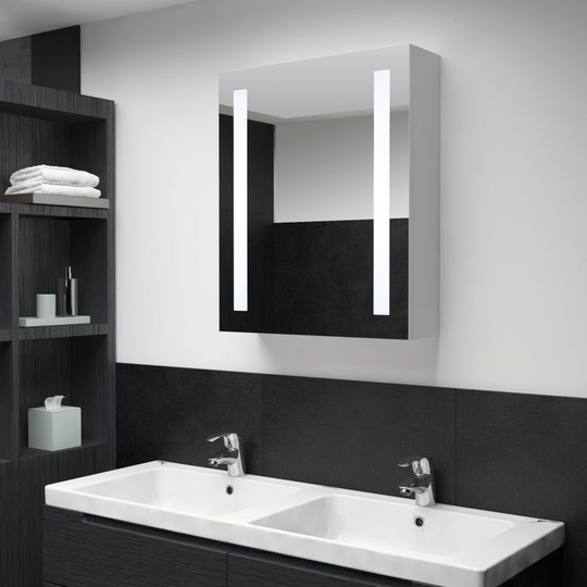 Led Bathroom Mirror Cabinet 50x13x70 cm VD25414 - Hommoo