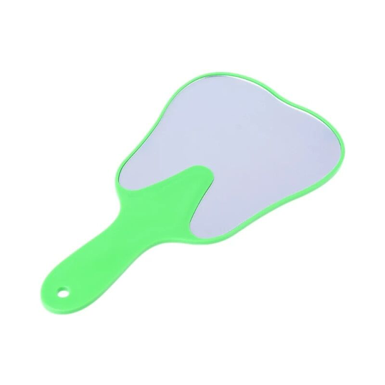 Betterlife Size Dental Mirror - Mouth Mirror - Dental Inspection Mirror - 1pcs Plastic Handle (Green)