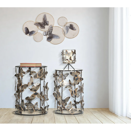 Iron Butterfly Dark Wall Décor