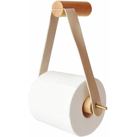 Toilet paper holder wooden toilet paper holder bathroom toilet retro wall mounted toilet paper holder paper towel holder wooden