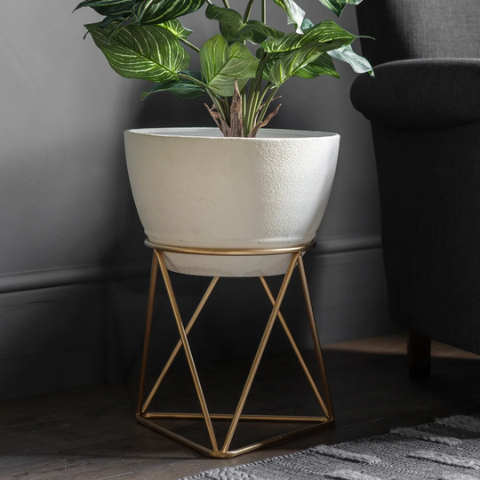 Cecile Harlow Metal Plan Pot