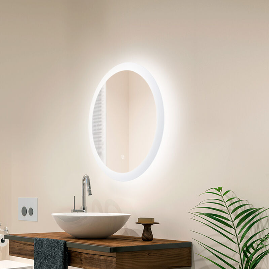 Mirror Illuminated Bathroom LED 15W 4200ºK Ø60Cm Switch Touch Dimmable 30.000H [SUN-SYJ-16308] (SUN-SYJ-16308)