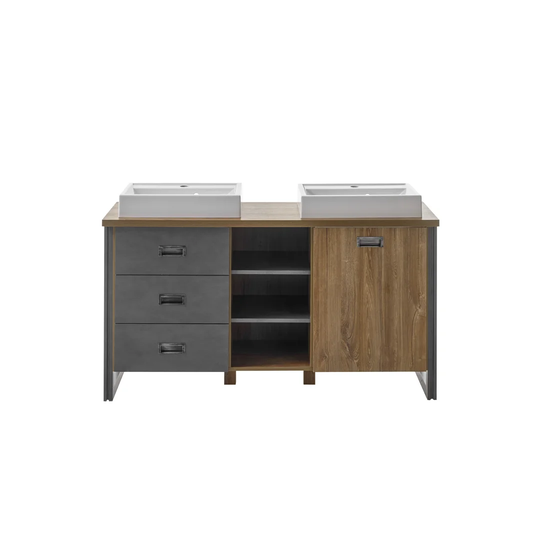 Kennemer 1380mm Free Standing Double Vanity Unit