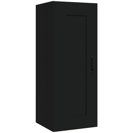 Hanging Cabinet Black 35x34x90 cm Engineered Wood vidaXL - Black
