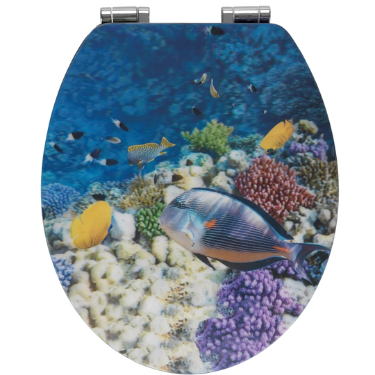 Acropolis Soft Close Elongated Hard Toilet Seat