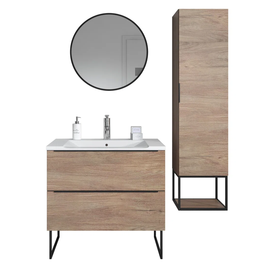 Sweeney 800mm Vanity and Mirror Set