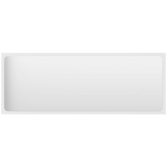 Bathroom Mirror White 100x1.5x37 cm Engineered Wood Vidaxl White
