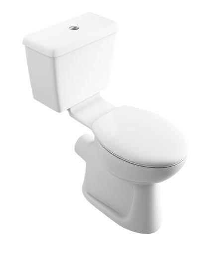 Aspire Comfort Height Toilet with Push Flush & Soft Close Seat