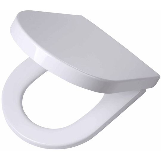 Soft-Close Toilet Seat Memphis Duroplast White 252930646 Tiger White