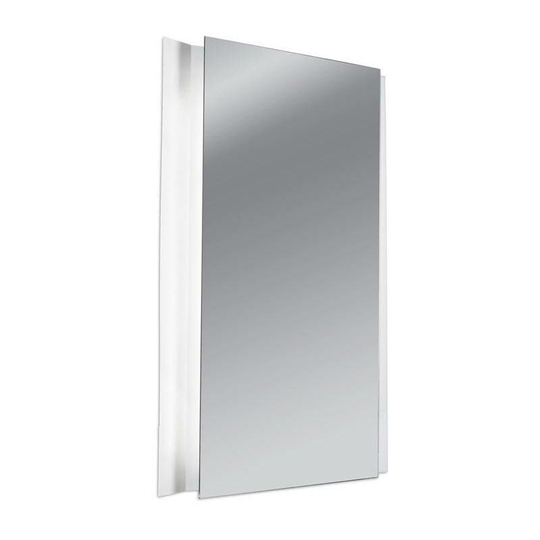 Led bathroom mirror Glanz Metal Mirror