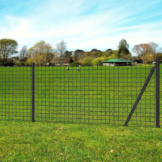 Euro 82' x 6' (25m x 1.7m) Fence Set by Symple Stuff Grey