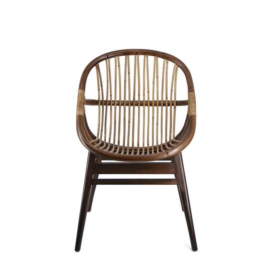 Oval Bamboo Armchair