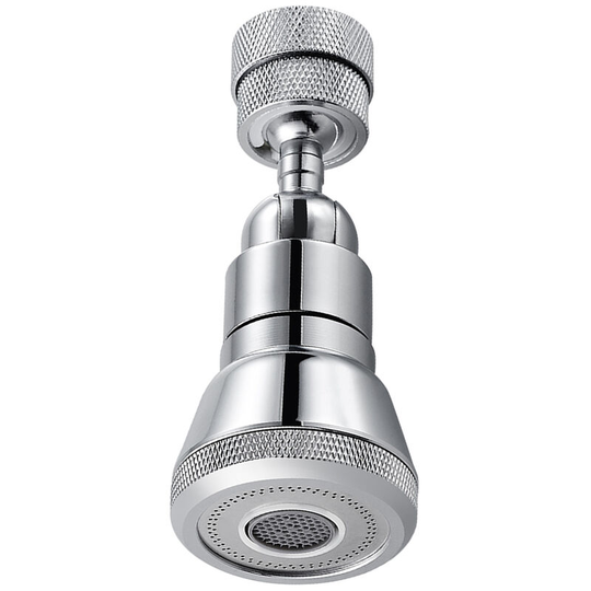 Universal 720¡ã rotatable Faucet filter nozzle for replacing kitchen Bathroom shower and water saving faucet£-2 Modes Adjustment,model:Silver
