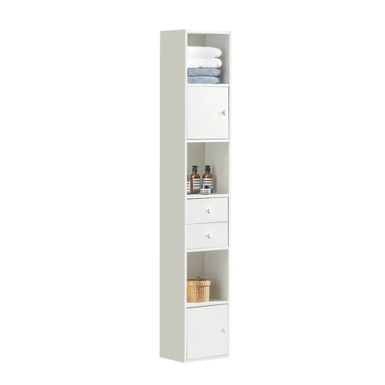 Fishel 33Cm W x 188Cm H x 24Cm D Free-Standing Tall Bathroom Cabinet