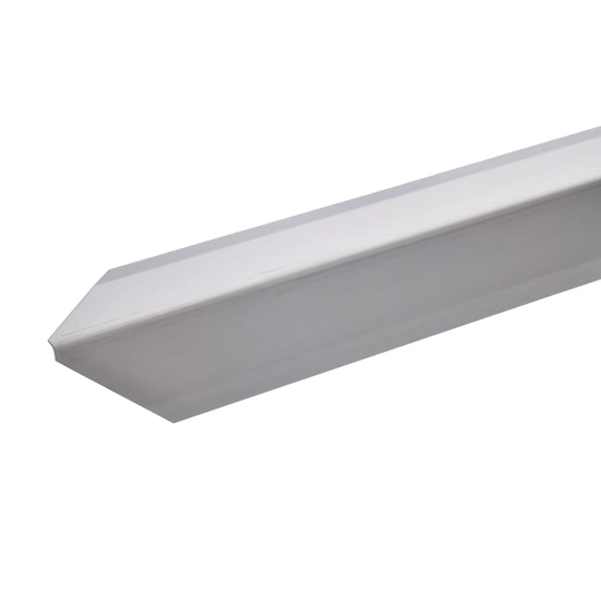 Metal 1cm Thick 40cm Wide 1000cm Length Moulding Track in Silver