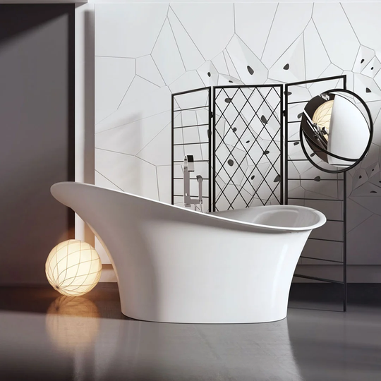 Akaki 1750 mm x 825 mm Freestanding Slipper Bathtub