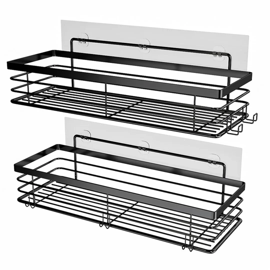 Oxley Adhesive Mount Stainless Steel Shower Shelf