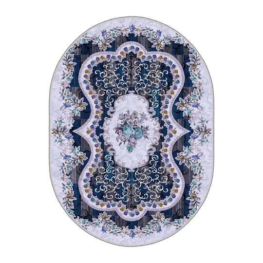 Blue/White Rug