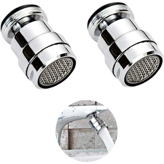 16mm Thread Stainless Steel Water Saver / Filter / 360 Rotary Water Atomizer / Kitchen Faucet Extension / Faucet Aerator