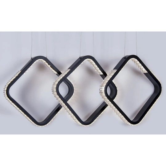 Adelio 3-Light Geometric LED Pendant