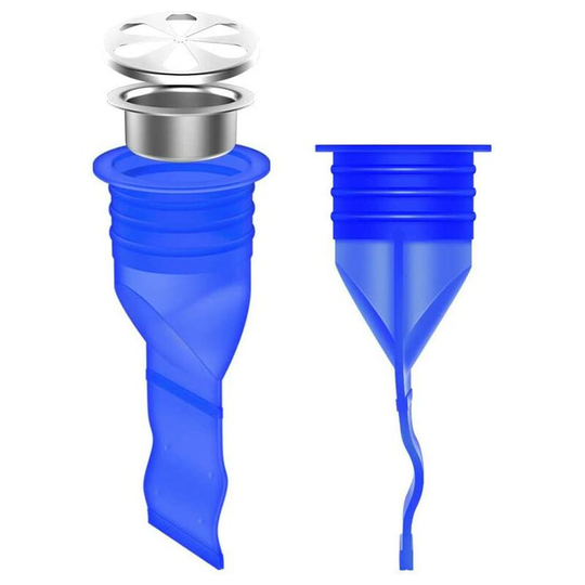 Gift - Adjustable Silicone Sink Floor Drain Trap Pipe Check Valve for Bathroom Toilet Balcony Pipes