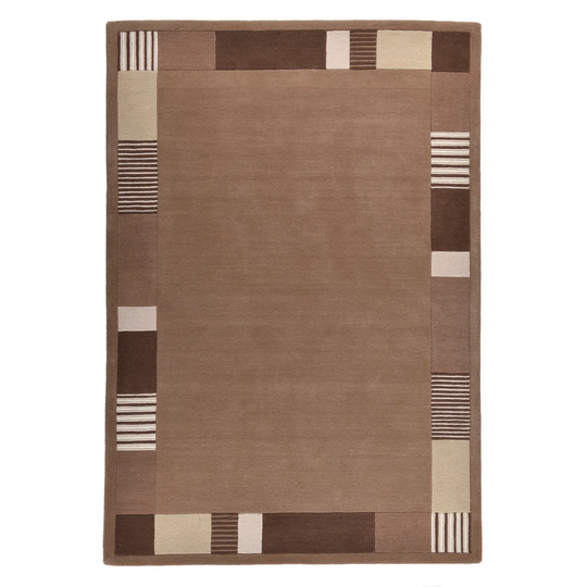 Royal Nepali Hand Tufted Wool Brown Rug