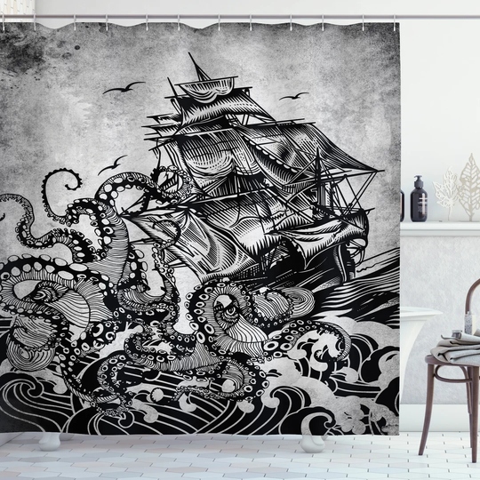 Kamron Polyester Shower Curtain