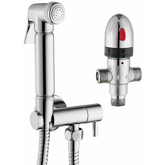 KBK-014 thermostatic douche bidet kit - Chrome - Keenware