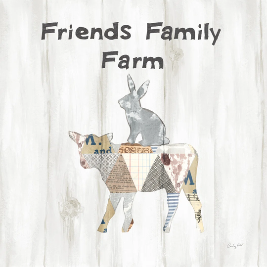 Farm Family VIII by Courtney Prahl - Wrapped Canvas Typography Print