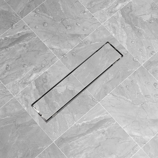 Linear Shower Drain 530x140 mm Stainless Steel