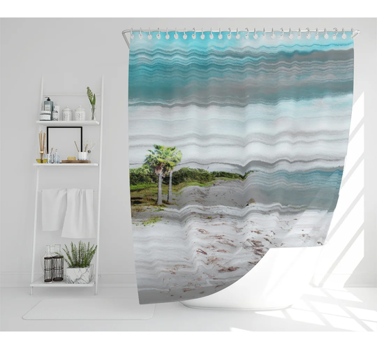 S&B BEACH Designer Shower Curtain
