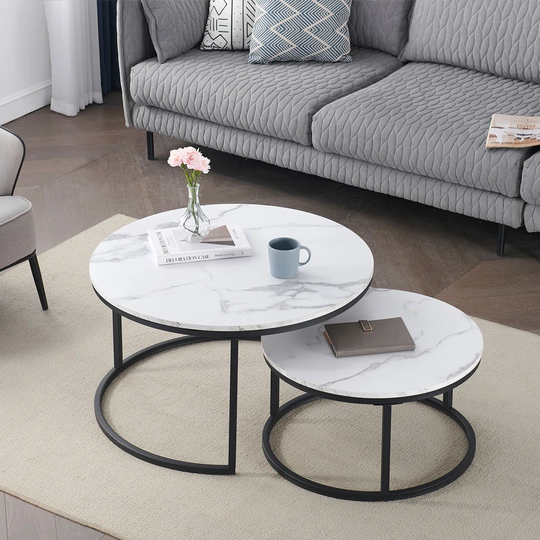 2-tlg. Coffee Table-Set Ortega